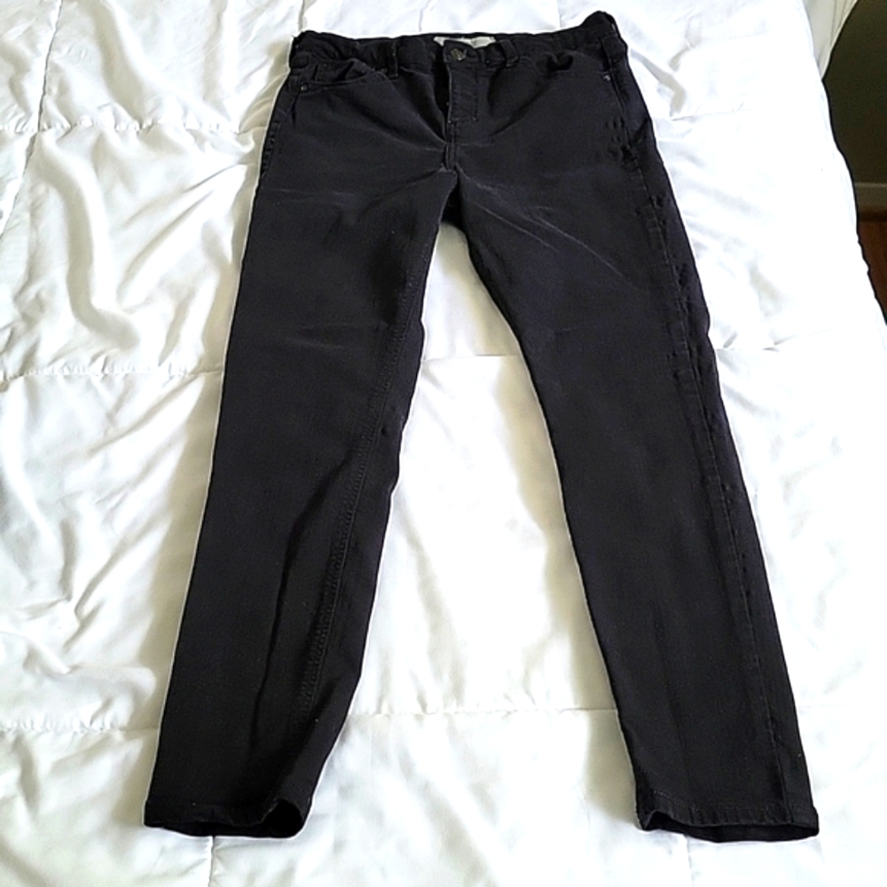 Topshop Black High Rise Jaime Skinny Jeans Size 30 Petite - Picture 2 of 4
